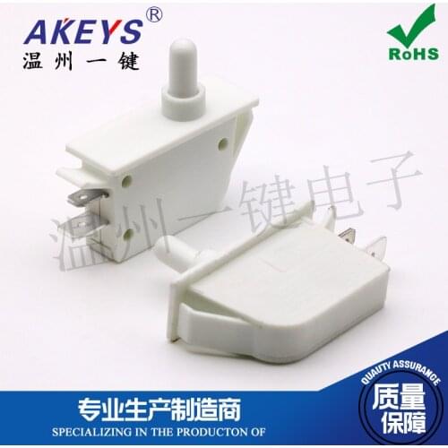 10 PCS Fine Motion Switch Refrigerator Lighting Switch Disinfection Cabinet Button Gating Switch Two Feet Normally Closed