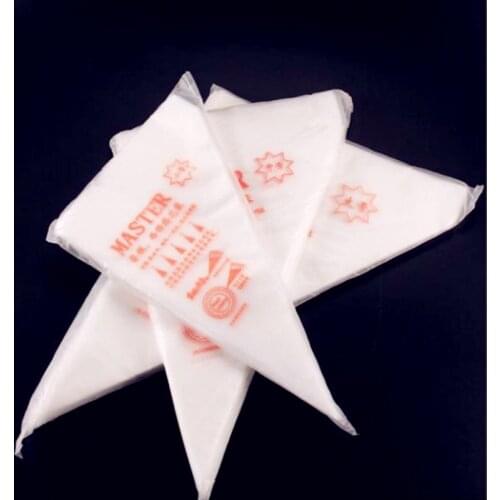 100 PCS Large Size Disposable Piping Bag Icing Fondant Cake Cream Decorating Pastry Tip Tool Kitchen Accessories
