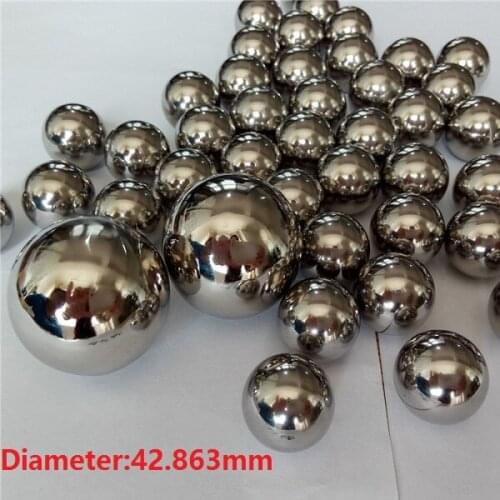 5pcs/lot bearing steel steel balls precision GC15 G16 high quality Diameter 42.863mm
