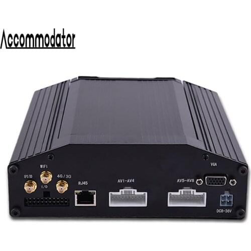 8 Channels HDD SD Card AHD 720P GPS WiFi 3G Vehicle Car Trailer Truck Taxi School Bus MDVR Mobile DVR