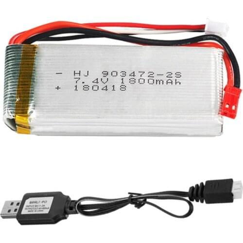 7.4V 1800Mah Lipo battery for wltoys L959 L969 L979 L202 L212 1/12 2.4G WL912 RC truck car boat toy accessory