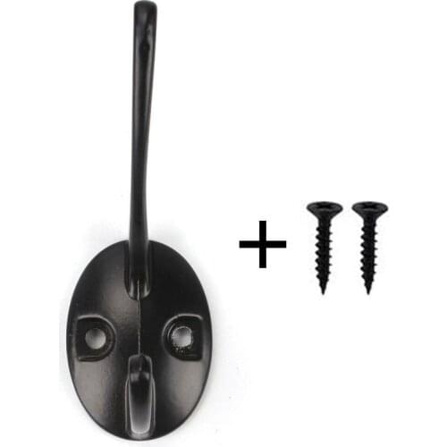 Aluminum Wall-mounted Hook Door Back Hook Coat Hook Kitchen Bathroom Hook