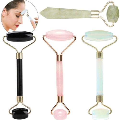 Ancient Face Body SPA Massage Roller Facial Massager Jade Stone Anti-aging