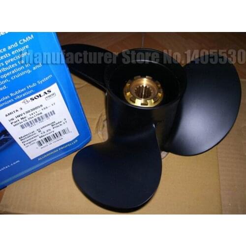 Free Shipping Brand New Aluminum Outboard Propeller 15 slots For Mercury Tohatsu 70-115hp Outboard Motor Engine 3.25*17