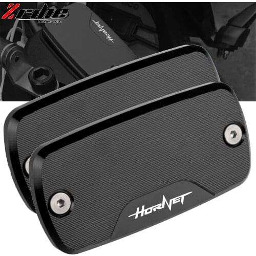 For Honda Hornet 900 Hornet 600 CB600F Motorcycle CNC Aluminum Front Brake Reservoir Fluid Tank Cover Oil Cup Cap Protector