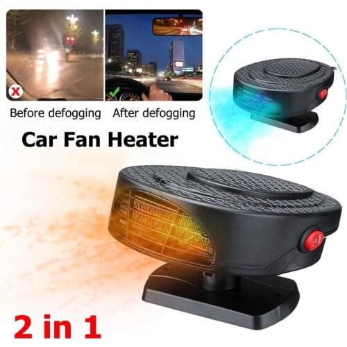 Hot 150W 12V Car Parking Heater Electric Heating Cooling 2 in 1 Fan Portable Auto Dryer Heated Windshield Defroster Demister #30