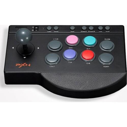 USB Wired Retro Arcade Game Joystick Turbo Controller Fighting Base for Win PC/PS 3/PS4/XBOX-ONE/NS Switch/Andorid/TV/Box/Phone