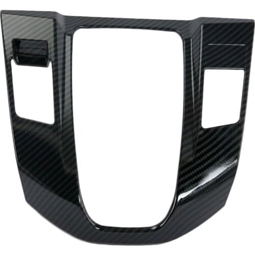 Carbon Fiber Console Gear Shift Panel Control Frame Cover Trim Decoration Accessories Fit For Honda CR-V 5th AT Model 2017-2019