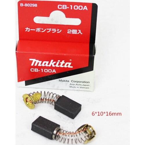 MAKITA B-80298 Carbon Brush for CB-100A 9045 9218PB HR2220 9045B CB-103A CB-100A 2106 9006B 9045B 9218SB JN3200 LS0810
