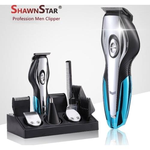 6 In 1 Style Hair Clipper Multifunctional Mens Haircut Set Razor Nose Hair Clipper With Cutter