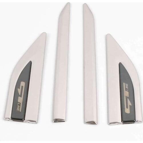 Stainless steel for Kia K3 forte Cerato 2018 2019 2020 Side Sign Cover Trim Fender Decoration Accessories