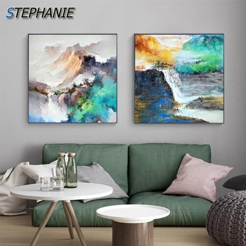 Japanese Traditional View Canvas Posters Prints Nordic Wall Art Pictures for Living Room Bedroom Unique Entrance Painting Decor