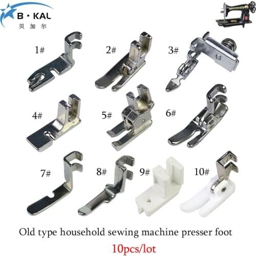 10pcs/lot old type household sewing machine presser foot
