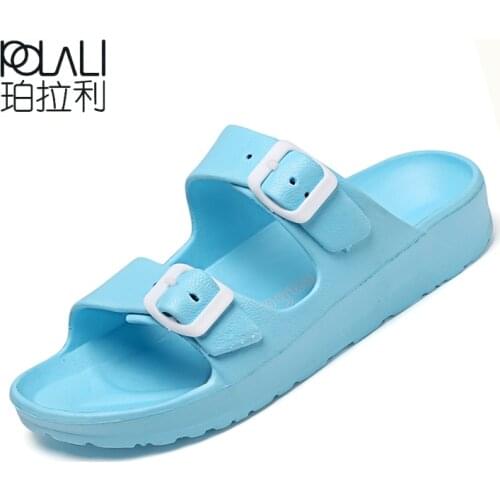Women Jelly Shoes Summer Sandals Female Flat Shoes Casual Ladies Slip on Slippers Woman Candy Color Open Toe Beach Sandals