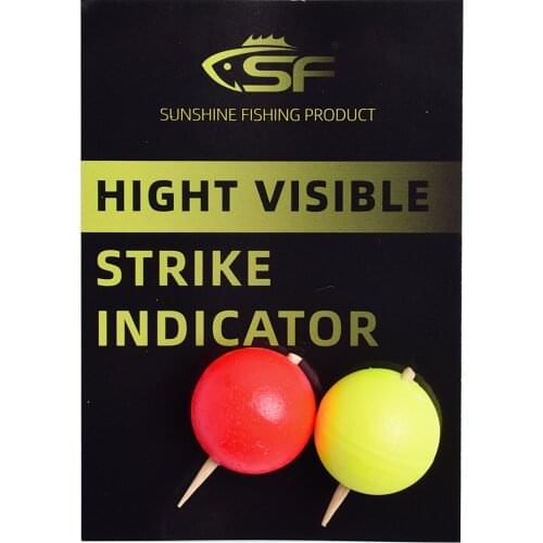 SF Foam Strike Indicators Bobbers Fly Fishing with Wooden Tooth Pick Floating
