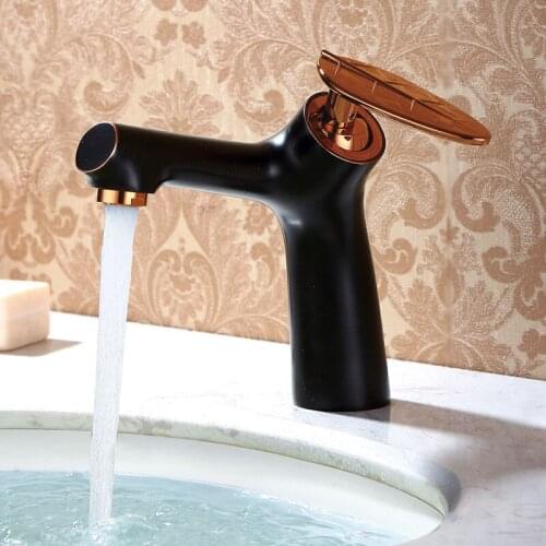 Washbasin faucet upper basin splash proof water-cooled hot wash basin black ceramic wash basin washbasin lower basin
