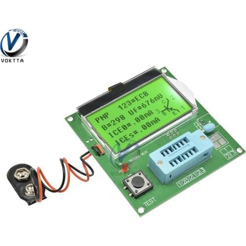 GM328A Transistor Tester Digital Display LCD Screen Capacitance Frequency Meter LCR \RLC\PWM\ESR Meter MOS/PNP/NPN 1MHz-2MHz