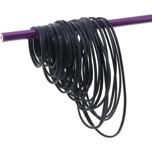 10 Pcs Drive Flat Belts Rubber DVD Cassette Tape Recorder Turntable Strap Belt Cassette Tape Replacement 1.5mm