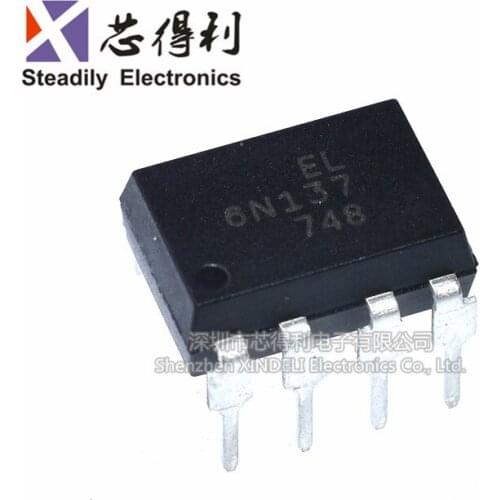 10pcs/lot El6n138 Taiwan-Made Yi Guang Dip-8 High-Speed Optical Couple 6n138 Only Original Brand New