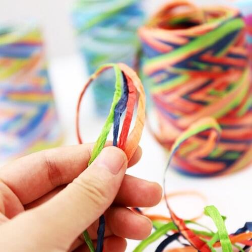 20 yard 4 Style color ropes DIY Wedding Birthday Wedding Decoration Rattan Gift Bouquet Packaging Rope