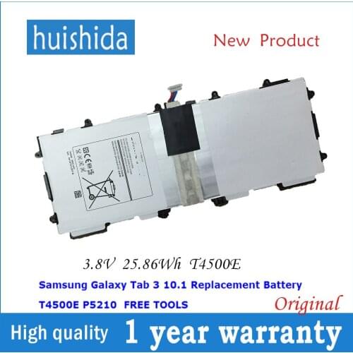 7.4 V 45WH T4500E New Laptop battery for samsung Galaxy Tab 3 10,1 P5200 P5210 GT-P5210 P5213 T4500C seri