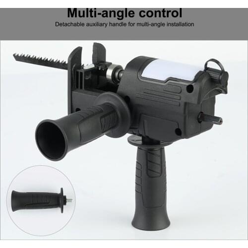 Reciprocating Saw Adapter Electric Drill Modified To Chainsaw Accessory Cutting Wood/Steel/Plastic Saw Blade Woodworking Tool