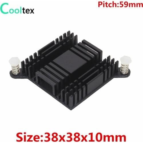 5pcs/lot 38x38x10mm aluminum Heatsink South North Bridge Chip Electronic heat sink radiator COOLER cooling