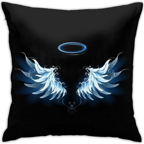 Angel wings Series Pillowcase Decoration Angel Eyes Top Car Pillowcase Devil Home Cushion Cover 45x45cm