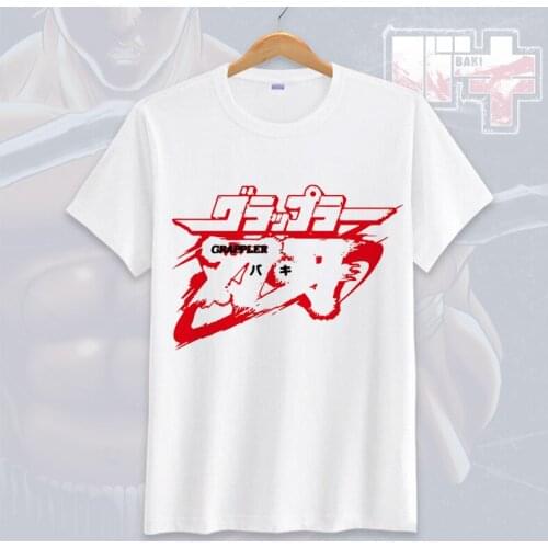 Japanese Anime Baki Cartoon T Shirt Women/Men Fashion Graphic Top Tee Casual Streetwear tshirt Clothing Cosplay Costume