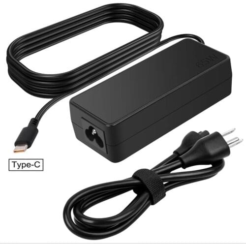 Huiyuan 65W USB C AC Adapter Charger Cord fit for lenovo ThinkPad X1 Tablet T480 T480S T580 T580s T570 E580 E585 E48