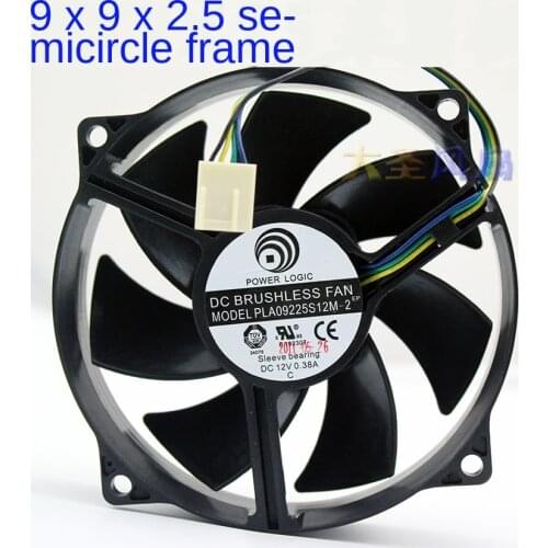 Intel 1150 1155 Hydraulic Mute Temperature Control CPU Fan 4-Pin 3500 to PLA09225S12M-2
