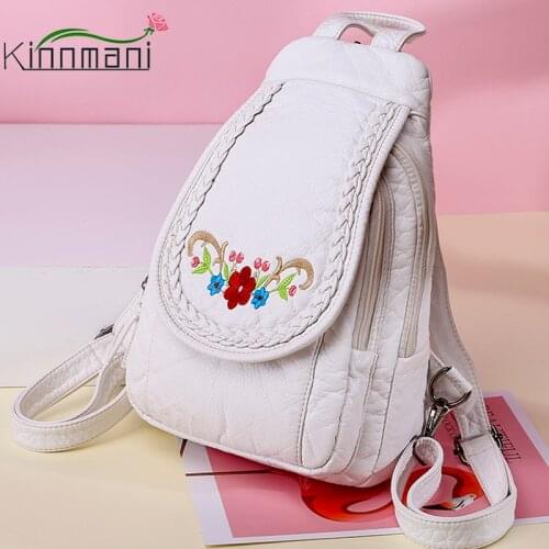 KINNMANI Women's Backpacks With Embroidery