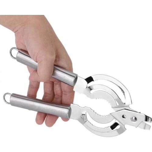 Cans Opener Jar Opener Kitchen Tools Professional Handheld Manual Stainless Steel Can Opener Twist Off Lid Quick Opening Jar