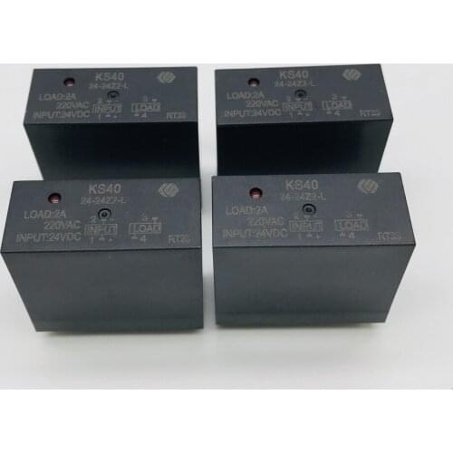KS40-24-24Z2-L input 24VDC output 2A220VAC led relays
