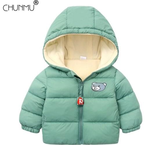 Baby Girls Coats Jackets 2020 Autumn Winter Children Warm Hooded Outerwear Coat Toddler Boys Jacket Kids Clothes