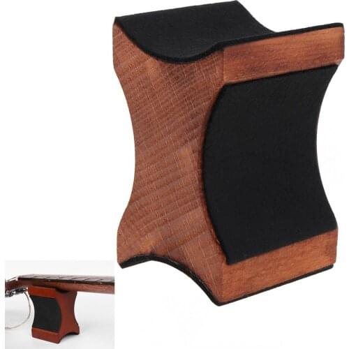 Ukulele Guitar Neck Rest Support Wood Base Luthier Repair Tool for Electric Acoustic Guitar Bass Ukulele Mandolin Violin Cello