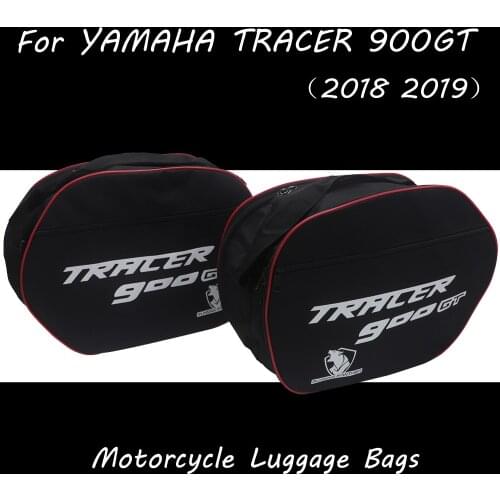 Motorcycle black luggage bag for YAMAHA Tracer 900GT Tracer 900GT City Tracer 900GT 2018 2019