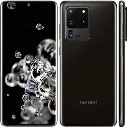 Original Samsung Galaxy S20 Ultra G988U Mobile Phone 5G Octa Core Snapdragon 865 128GB ROM 12GB RAM Single Sim US Version