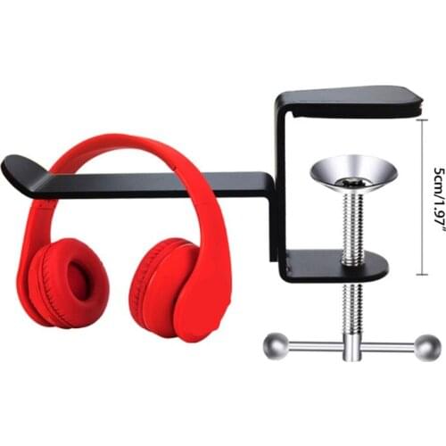 Headphone Stand Metal Made Holder for Desk Adjustable Gaming Headphones Stand Fancy Headphone Collection Display
