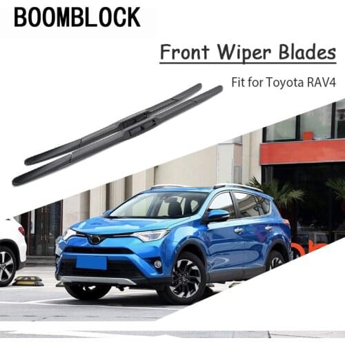 Car Windshield Rubber Front Wiper Blades Arm Kit For Toyota RAV4 MK1 MK2 MK3 M4 2017 2016-1994 Windscreen Original Accessories