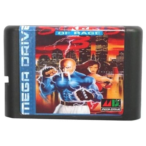 Sega MD game card - Streets Of Rage 3 III NTSC-USA for 16 bit Sega MD game Cartridge Megadrive Genesis system