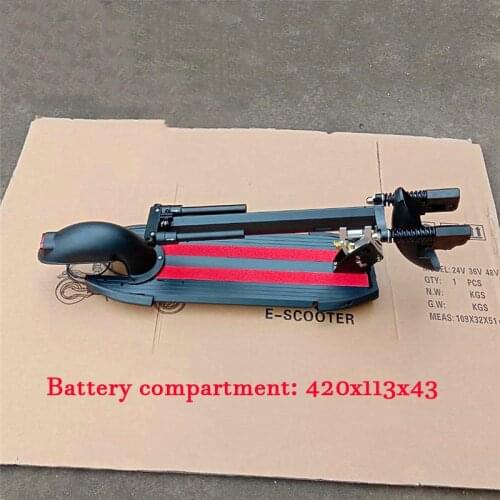 Coolride Folding Electric Scooter Frame 10 Inch Walking Car Aluminum Alloy Frame Refitting Direction Faucet Assembly Rod