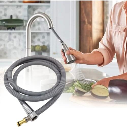 Sink For Kitchen Faucet Replacement Pipe Fittings Drinking Water Accessories Spray Nylon Flexible Pulldown Hose Home Shower Head