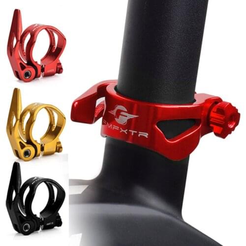 Bicycle Seat Post Clamp Quick Release MTB Seatpost Collar Clamp Aluminum Alloy Mountain Road Cycling Accessories 31.8/34.9mm