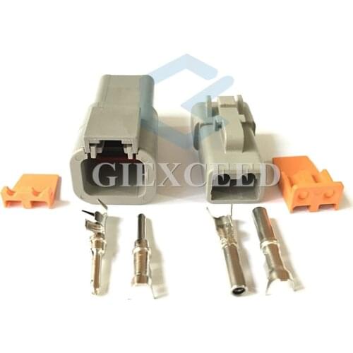 2 Pin DTP06-2S DTP04-2P DTP Series Automotive Connector Waterproof Electrical Wire Socket For Deutsch Heavy Truck Accessories