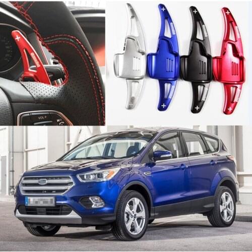 Car Accessories Aluminum Steering Paddle Shifter Extension For Ford Kuga 2016-18 Car-styling