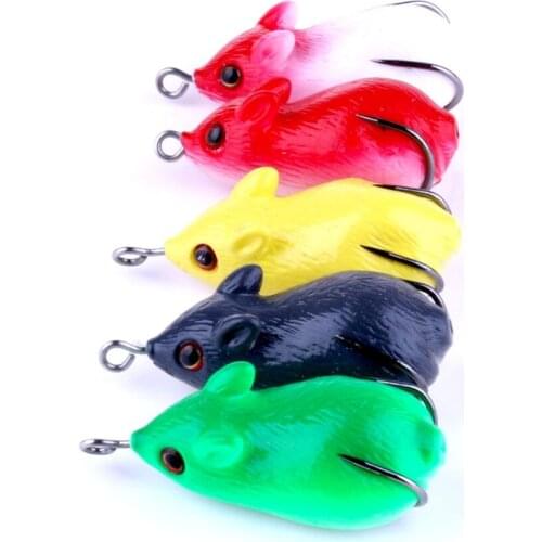 5pcs New Baby Mouse Lure Soft Fishing Lure Isca Artificial Carp Bait Pesca Hooks Swim Bait Fishing Tackle 5cm 8.5g