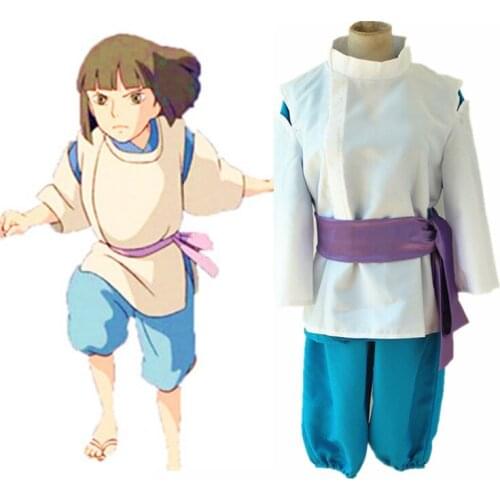 Anime Spirited Away Cosplay Costumes Nigihayami Kohakunushi Kimono Cosplay Costumes Halloween Sen To Chihiro No Kamikakushi Haku