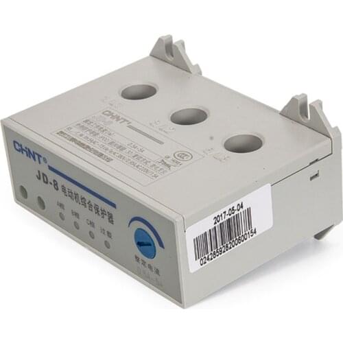 CHINT 5A/20A/80A/160A Current Overload and Phase Loss Motor Protective Relay Protector 220V 380V 20A-80A 2A-20A JD-8 JDB-1