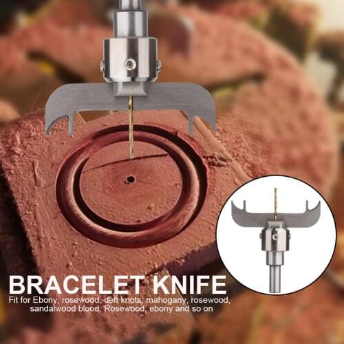 Woodworking Tools Bracelet Ring Milling Cutter Blades for Cnc Machine Drill Bit Wooden Bead Drill Punch Tool Hole Saw Drill Set
